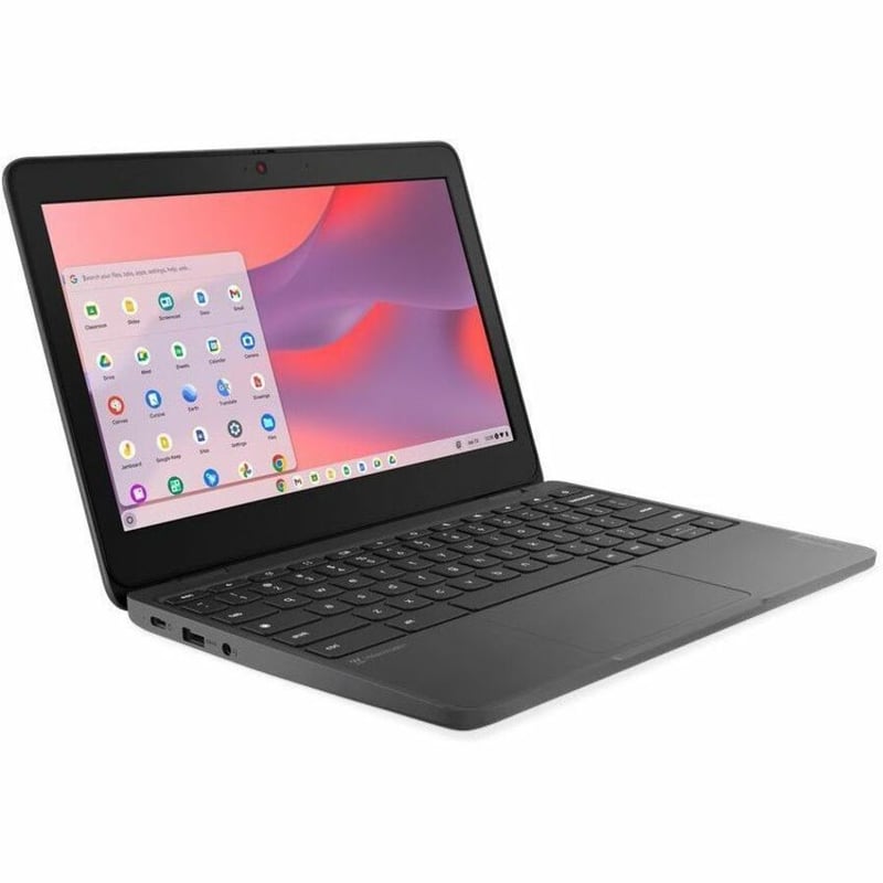 Lenovo 100e Chromebook Gen 4 83G80003US 11.6" Chromebook - HD - Intel N-Series N100 - 8 GB - 64 GB Flash Memory - Graphite Gray - Thumbnail 1