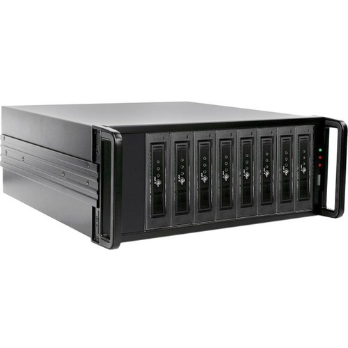 RAIDage JAGE480HD-T7DE Drive Enclosure 12Gb/s SAS, SATA/600 - Mini-SAS HD Host Interface - 4U Rack-mountable - Black - Thumbnail 1