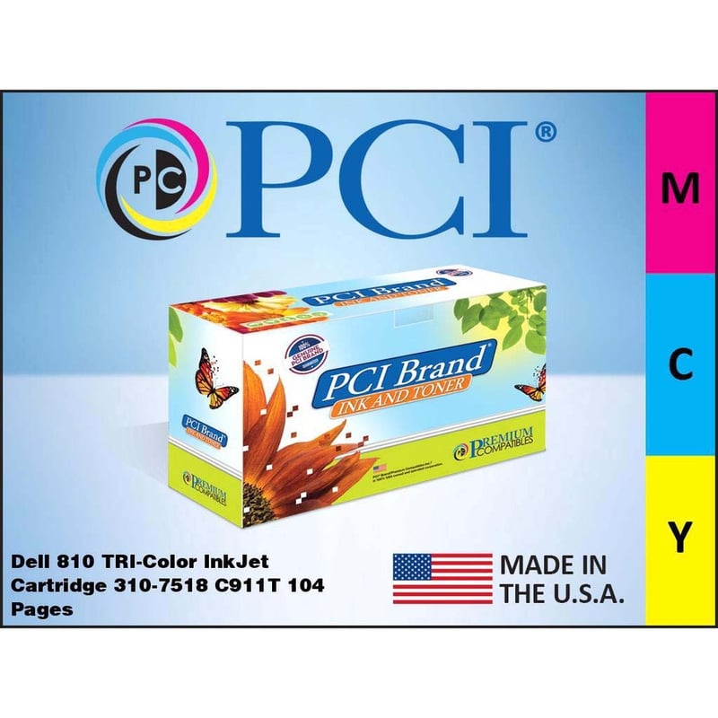 PCI Inkjet Ink Cartridge JF333 - Tri-color - 1 / Each - Thumbnail 2