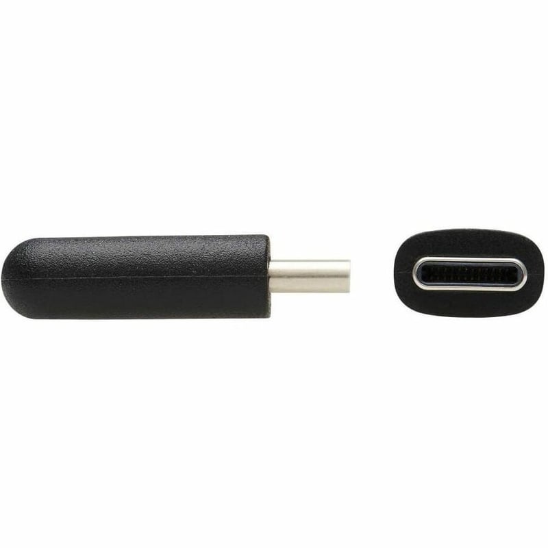 Tripp Lite by Eaton USB-C Cable (M/M) - USB 2.0 Right-Angle Plug Black 1 m (3.3 ft.) - Thumbnail 3
