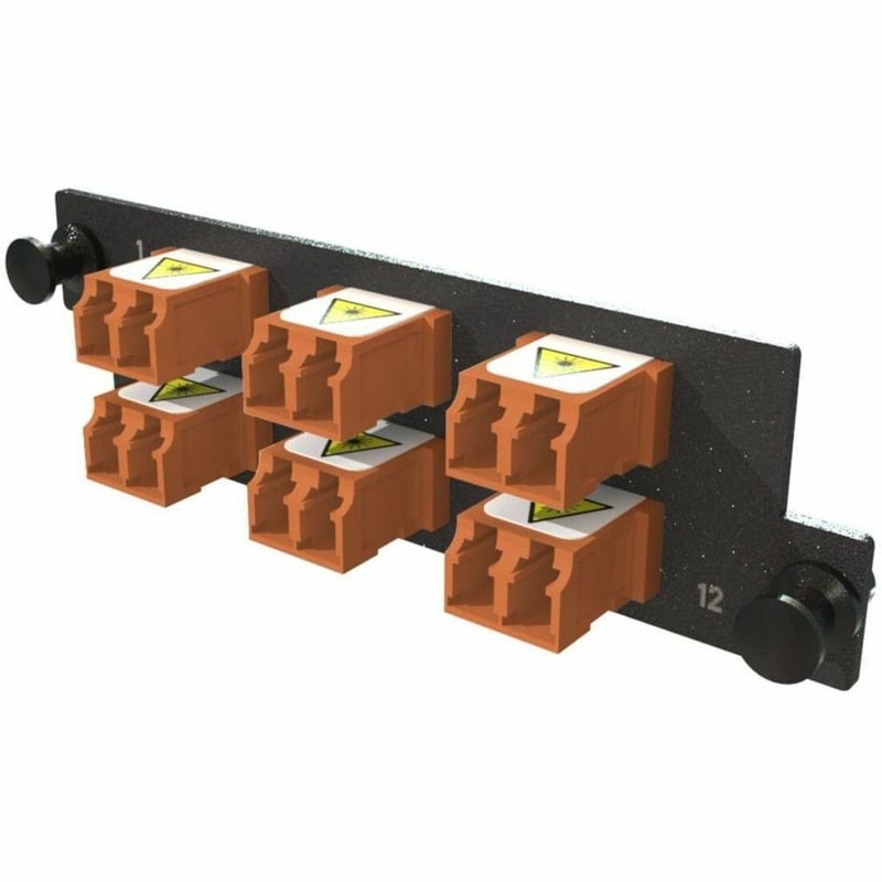 ADPT PANEL HDFP 6 KEYED LC DX 12F BROWN MOQ 1