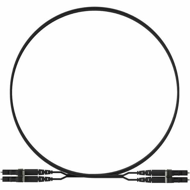 Panduit Opti-Core 2 Fiber, OM4+, Key/NonKey A-Black LC Duplex, Plenum - Thumbnail 1
