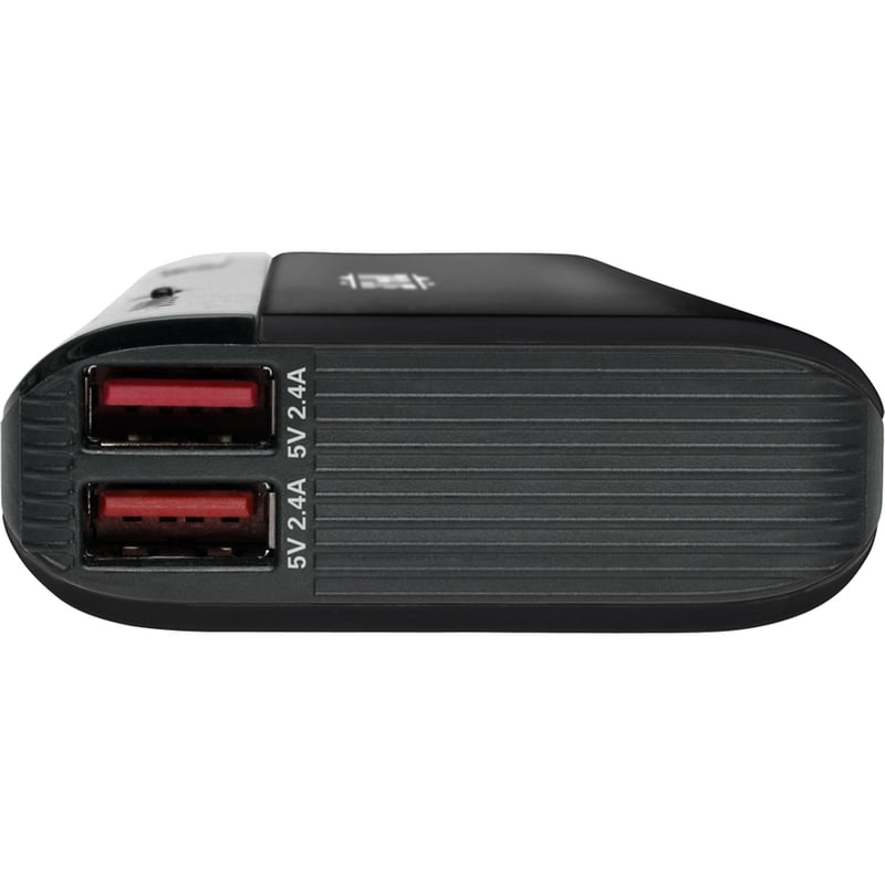 Tripp Lite by Eaton Portable Charger - 2x USB-A 12,000mAh Power Bank Lithium-Ion Auto Sensing Black - Thumbnail 4