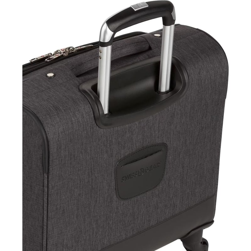 SwissGear SWA5975422146 Travel/Luggage Case (Roller) for 16" Notebook - Heather Gray, Black - Thumbnail 5