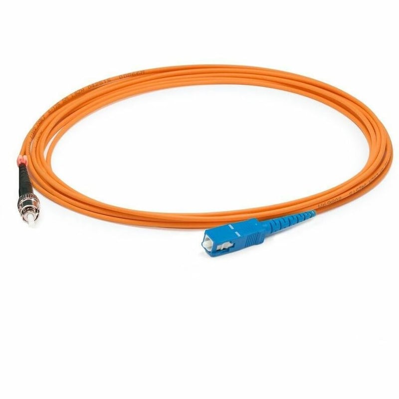 AddOn 2m ST to SC Orange OM2 Simplex OFNR (Riser-Rated) Fiber Patch Cable