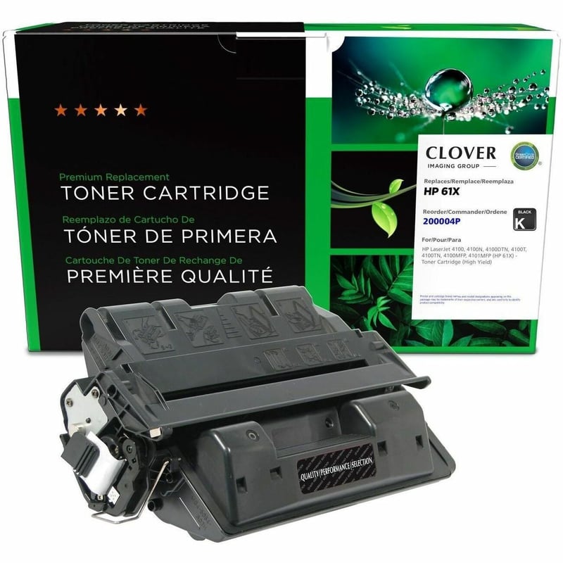 Clover Imaging Remanufactured High Yield Toner Cartridge for HP 61X (C8061X) - Thumbnail 1