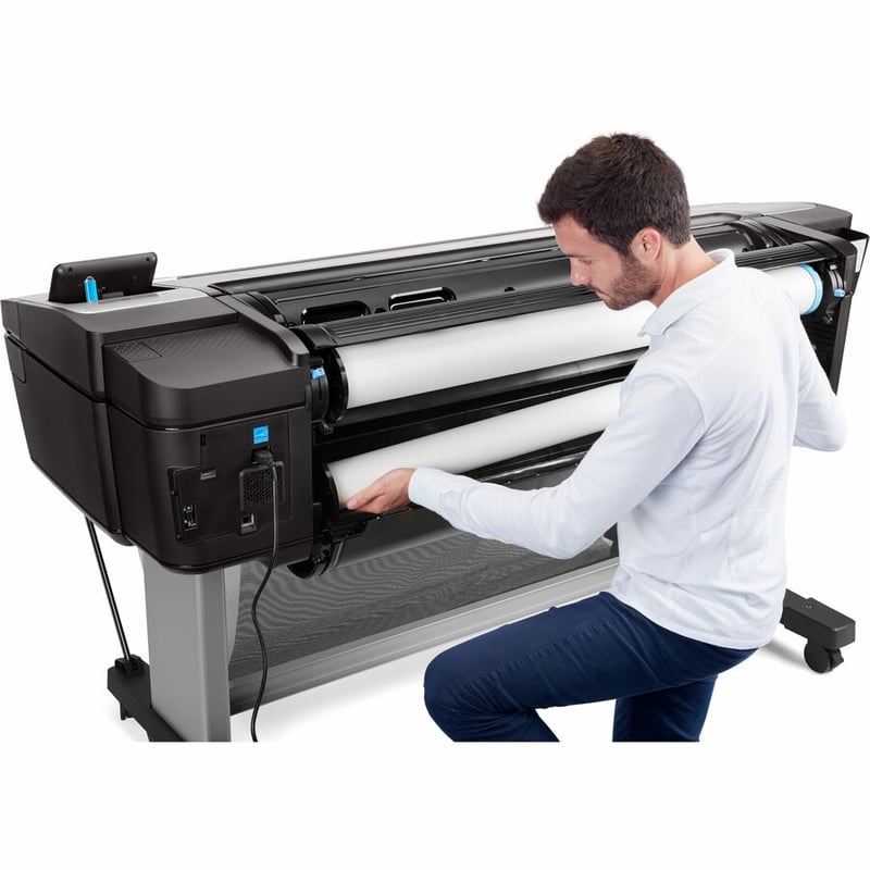 HP Designjet T1700 PostScript Inkjet Large Format Printer - 44" Print Width - Color - Thumbnail 4
