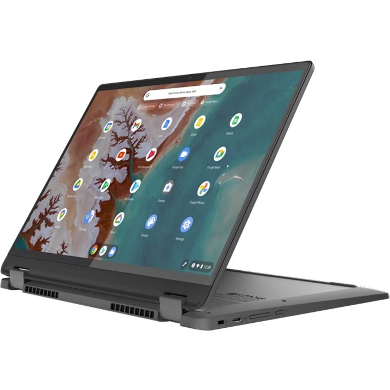 Lenovo Flex5 Chrome 14IAU 83AJ0000UX 14" Touchscreen Convertible 2 in 1 Chromebook - WUXGA - 1920 x 1200 - Intel Core i5 12th Gen i5-1235U Deca-core (10 Core) 1.30 GHz - 8 GB Total RAM - 8 GB On-board Memory - 256 GB SSD - Storm - Thumbnail 5