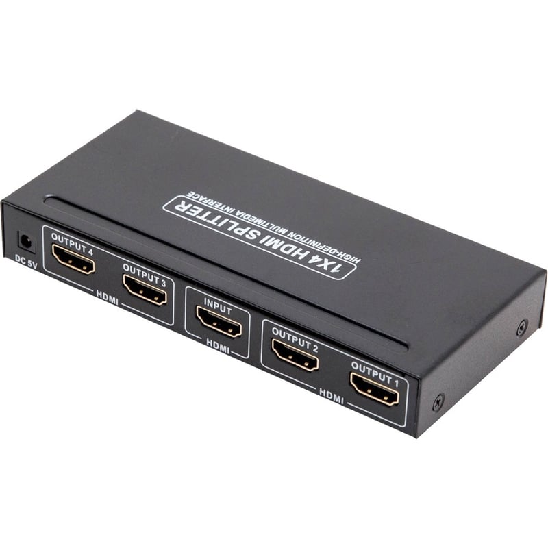 SYBA Multimedia 4 Port HDMI 1.3 Splitter Box Distributes High-Definition Signal to 4 HDTV - Thumbnail 4