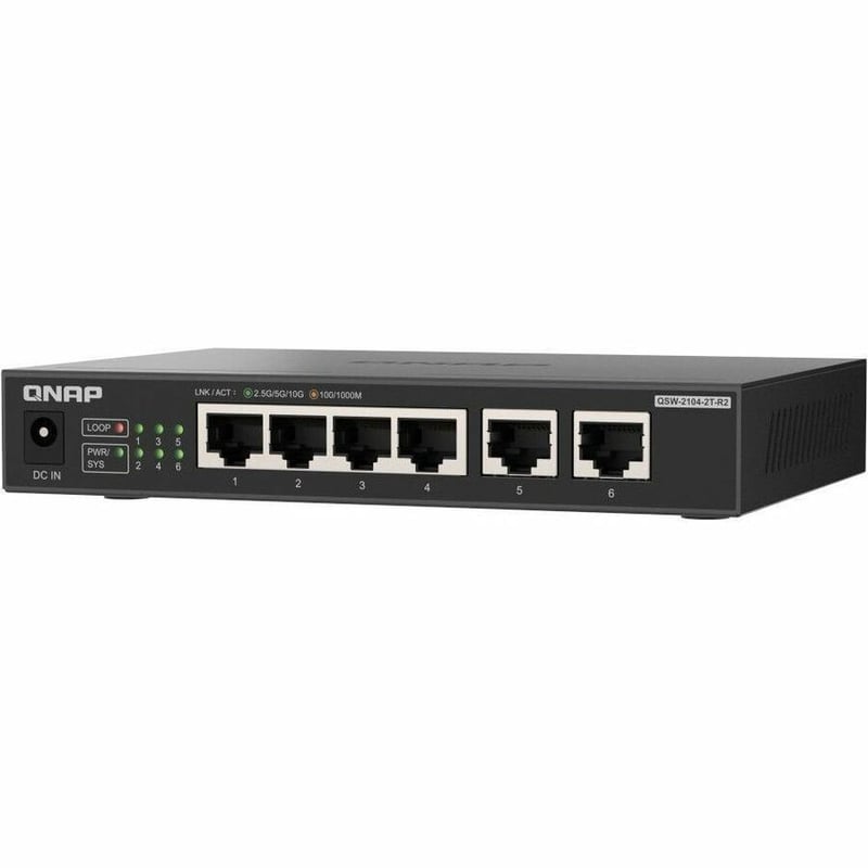 QNAP QSW-2104-2T-R2-US Ethernet Switch