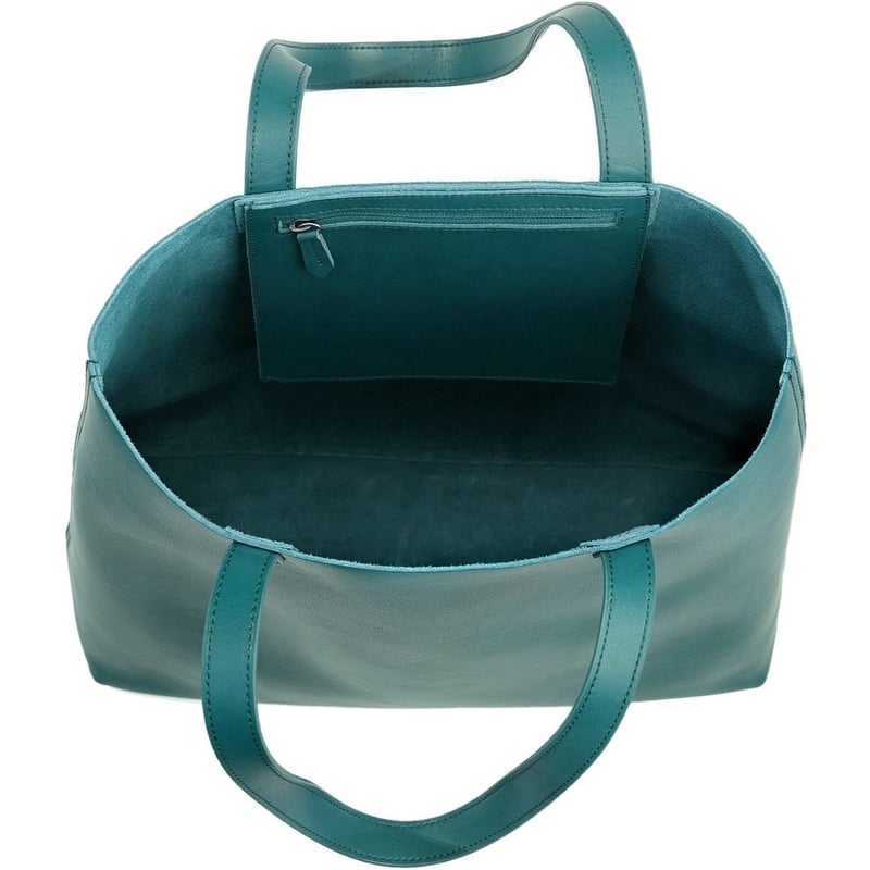 MADE EASY LEATHER TOTE GREEN - Thumbnail 3