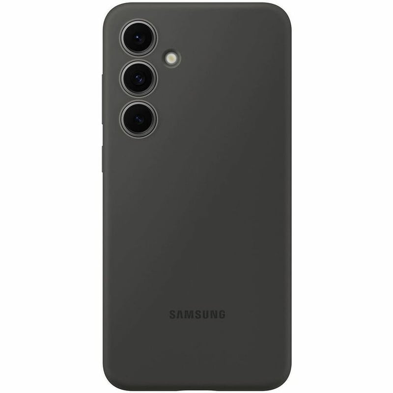 Samsung Galaxy S24 FE Silicone Case, Black - Thumbnail 5