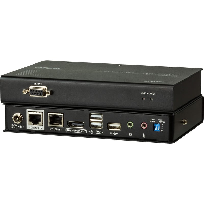VanCryst USB DisplayPort HDBaseT 2.0 KVM Extender (4K@100 m)-TAA Compliant - Thumbnail 1