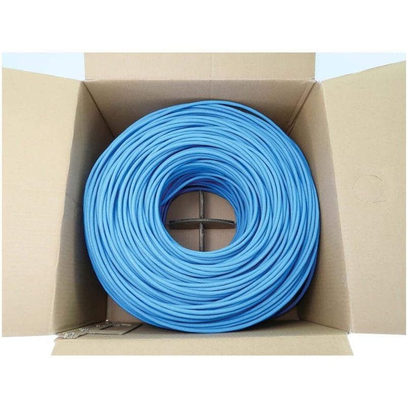 Eaton Tripp Lite Series Cat6 1G Solid Core UTP Bulk Ethernet Cable, LSZH, Blue, 1000 ft. (305 m) - Thumbnail 5