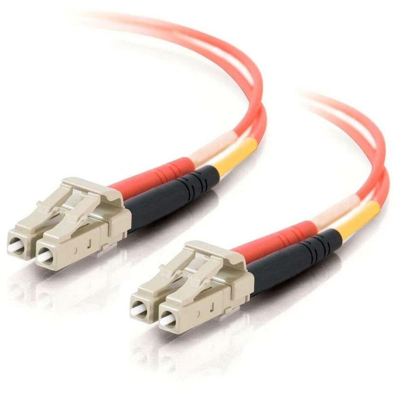 C2G-8m LC-LC 50/125 OM2 Duplex Multimode Fiber Optic Cable (TAA Compliant) - Orange - Thumbnail 1
