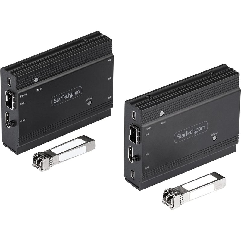 StarTech.com 4K HDMI KVM Extender over Fiber, HDMI Video & USB over Fiber, up to 984ft/300m (MultiMode), 10G MMF SFP+ Modules - Thumbnail 3