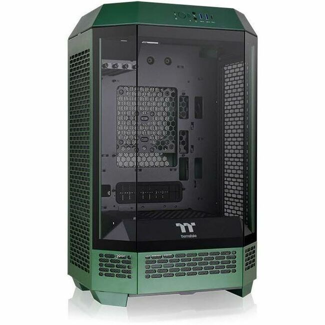 Thermaltake The Tower 300 Racing Green Micro Tower Chassis - Thumbnail 1