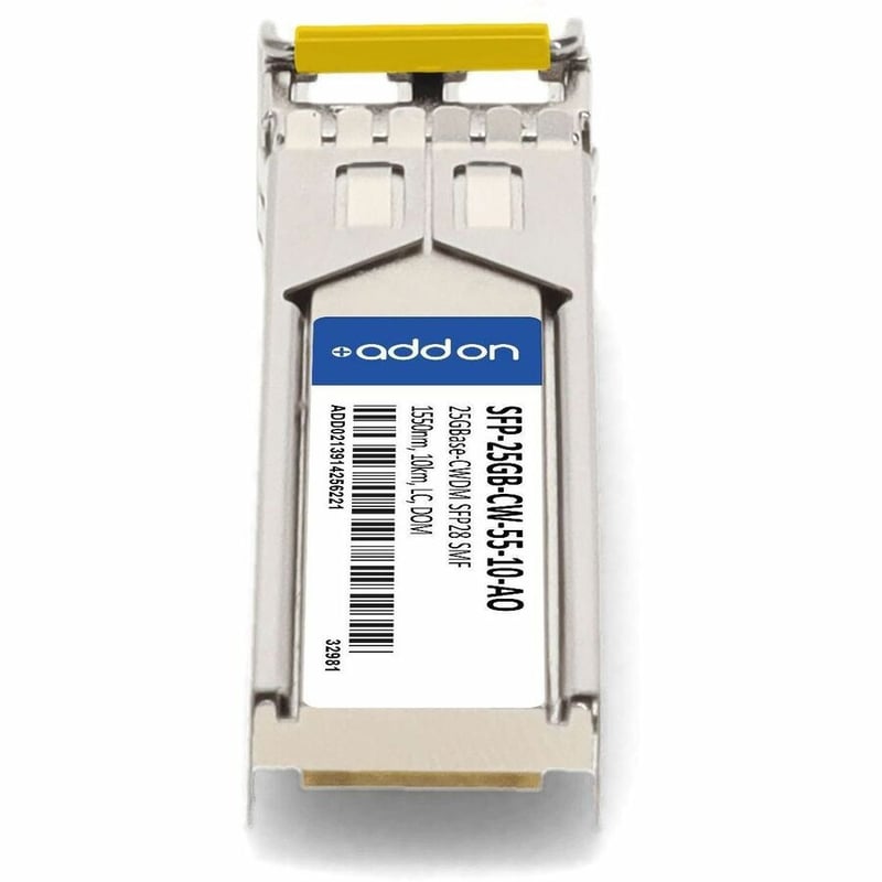 AddOn MSA and TAA 25GBase-CWDM SFP28 Transceiver (SMF, 1550nm, 10km, LC, DOM) - Thumbnail 4