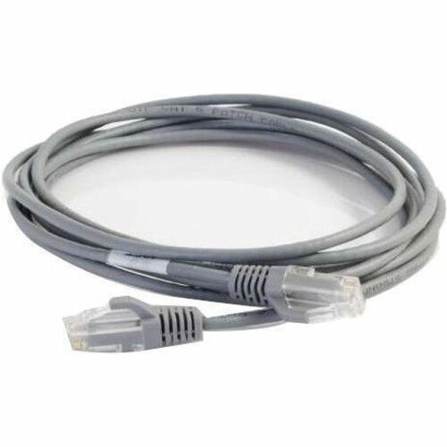 Quiktron Q-Series 28 AWG CAT6 Patch Cable, Gray, 4 FT