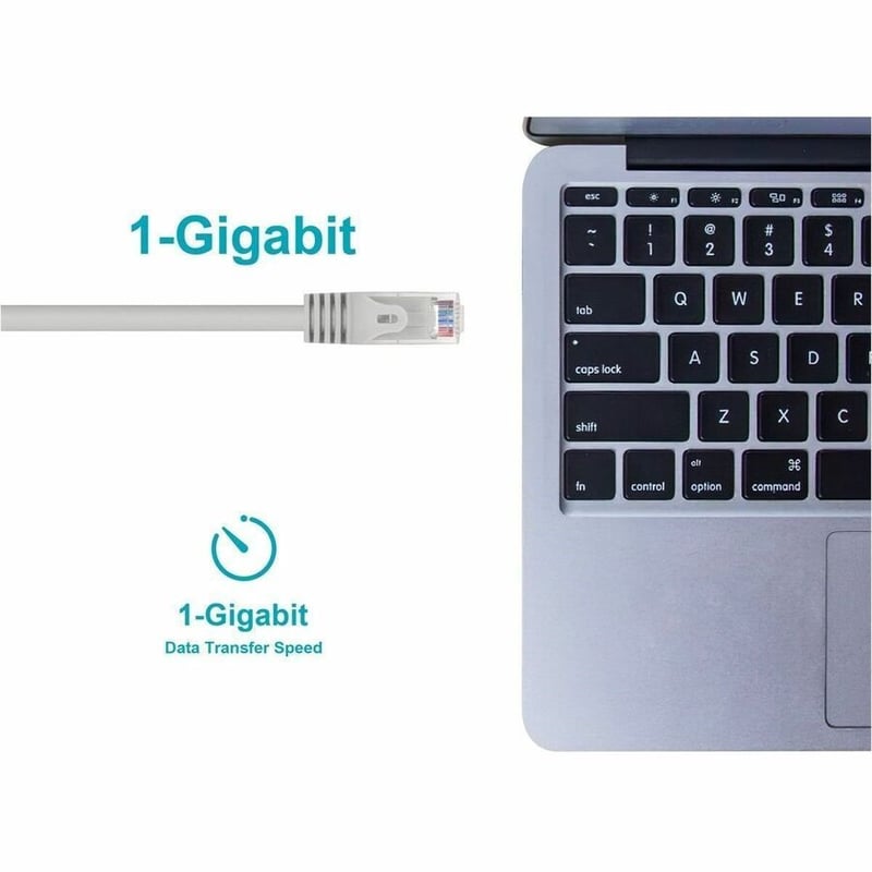 FLEXBOOT CAT6 24AWG CABLE_ 25FT GRAY - Thumbnail 5