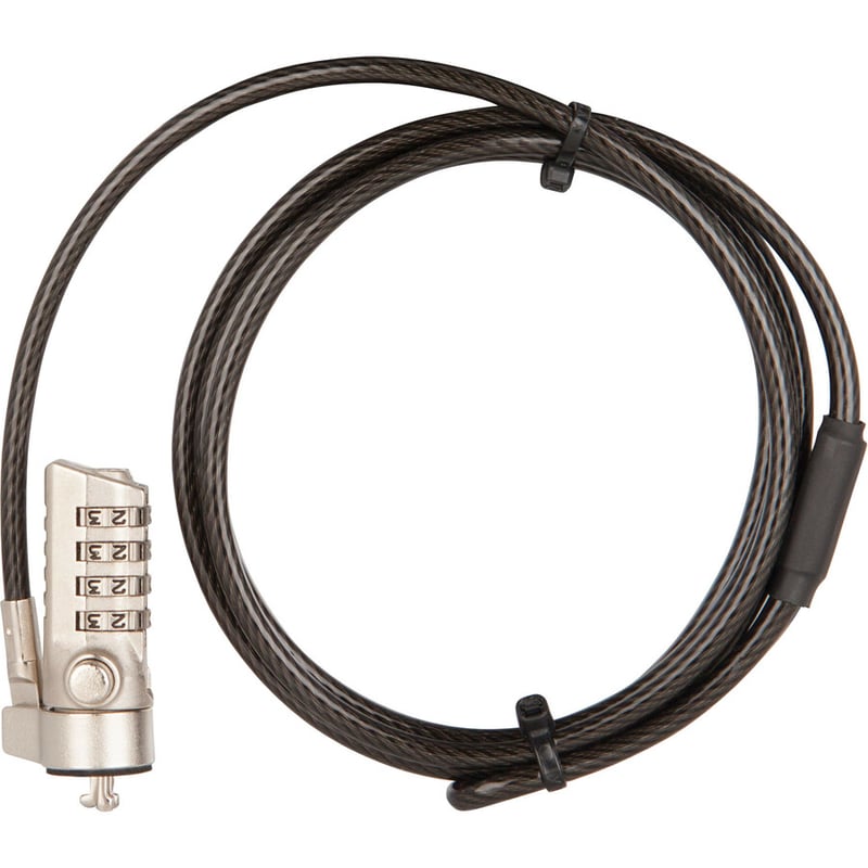 The Joy Factory LockDown Combination Cable Lock 6' for Tablets and Laptops - Thumbnail 3