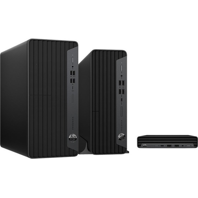HP Business Desktop ProDesk 600 G6 Desktop Computer - Intel Core i7 10th Gen i7-10700 Octa-core (8 Core) 2.90 GHz - 32 GB RAM DDR4 SDRAM - 256 GB M.2 PCI Express NVMe SSD - Small Form Factor - Thumbnail 2