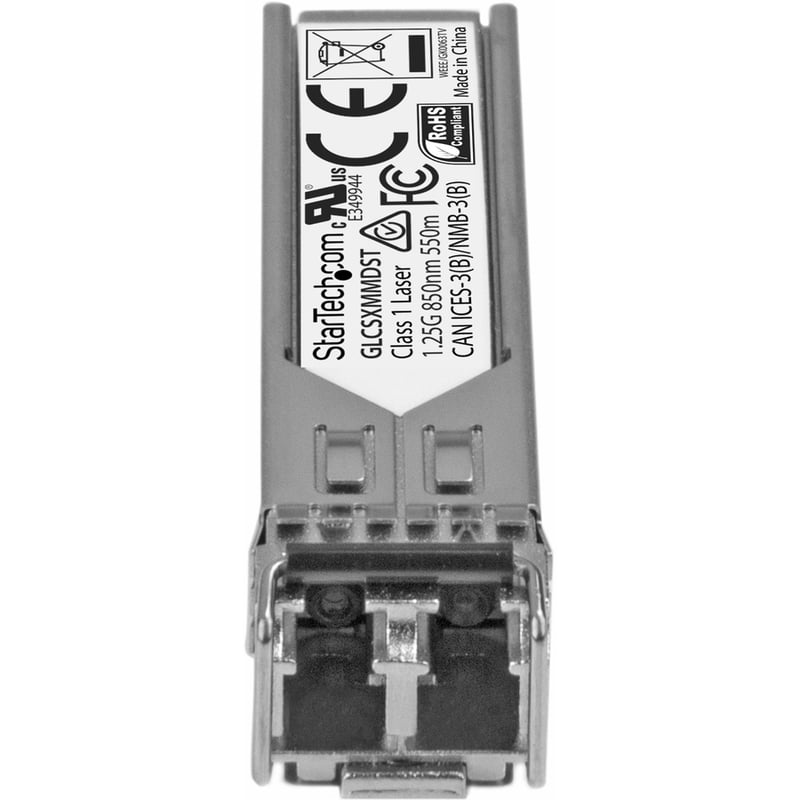 StarTech.com Cisco GLC-SX-MMD Compatible SFP Module - 1000BASE-SX - 1GE Gigabit Ethernet SFP 1GbE Multimode Fiber MMF Optic Transceiver - Thumbnail 2