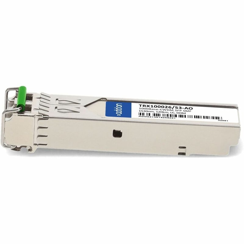 AddOn Infinera® TRX100026/53 Compatible TAA 1000Base-CWDM SFP Transceiver (SMF, 1530nm, 120km, LC, DOM) - Thumbnail 2