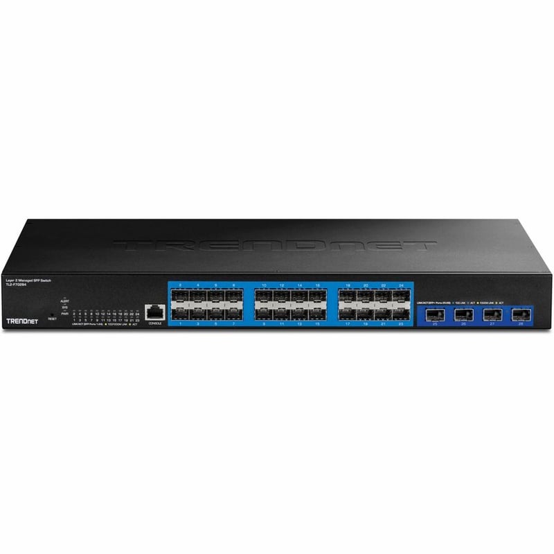 28-PORT LAYER 2 MANAGED SFP SW 10G SFP+PORTS 24XGIGABIT SFP PORTS - Thumbnail 2