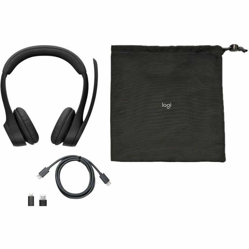 ZONE 305 WRLS HEADSET UC BLACK B2B WITH DONGLE - Thumbnail 2