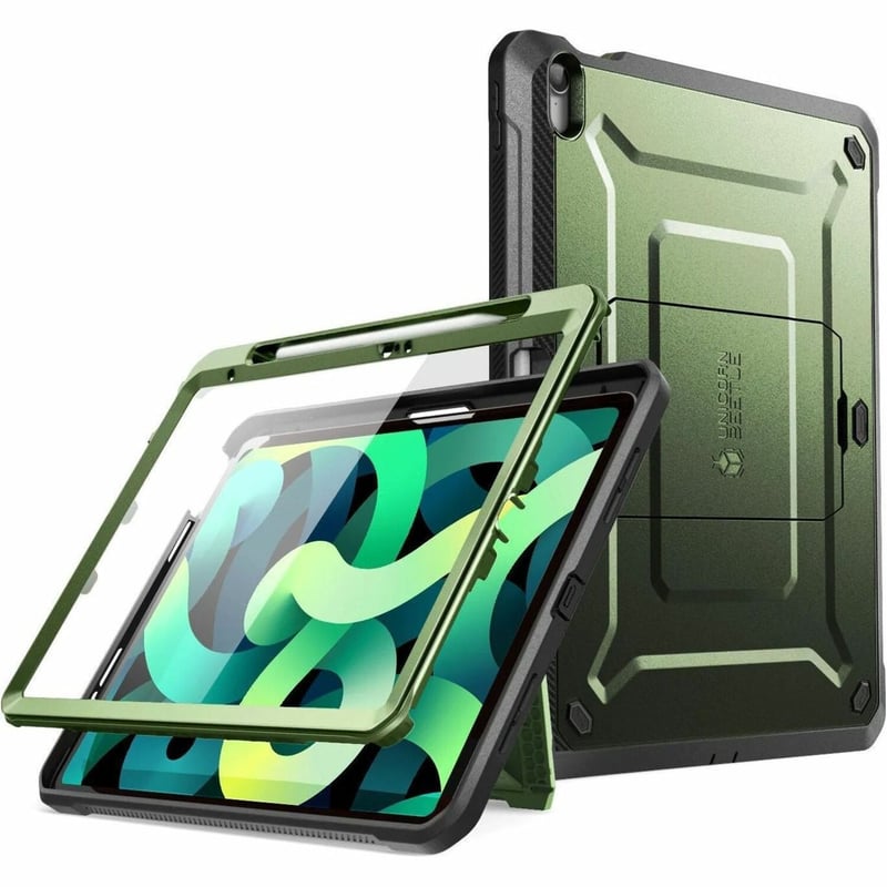 SUP iPad 10.9" 2022 Unicorn Beetle PRO Rugged Kickstand Case-Dark Green - Thumbnail 1