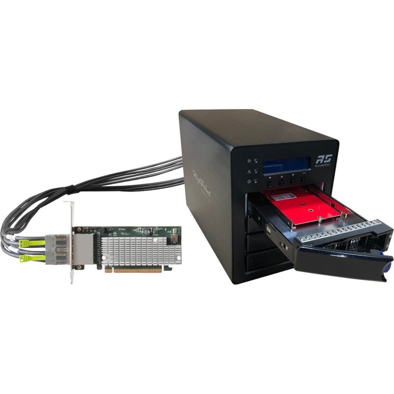HighPoint 4-Bay M.2 NVMe RAID Storage Solution - Thumbnail 3