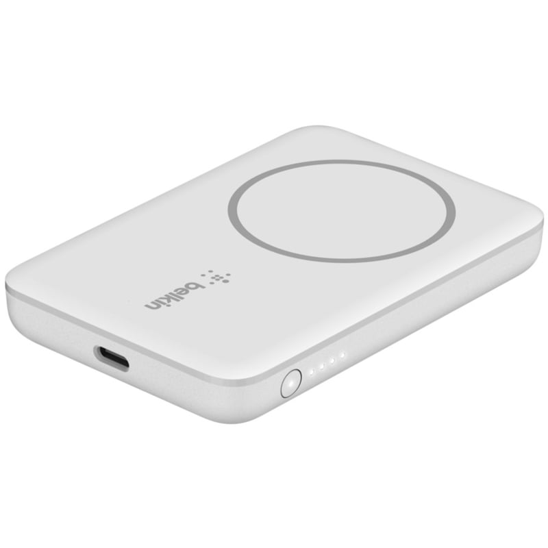 MAGNETIC WIRELESS POWER BANK,WHITE - Thumbnail 2