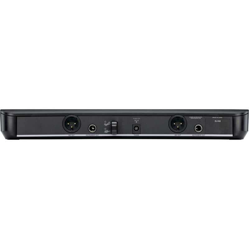 Shure BLX88 Dual Wireless Receiver for BLX Wireless System - Thumbnail 2