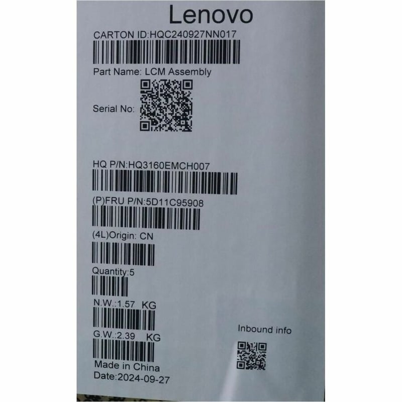 LENOVO CHROMEBOOK LCD TOUCHSCREEN DIGITIZER MODULE - Thumbnail 3