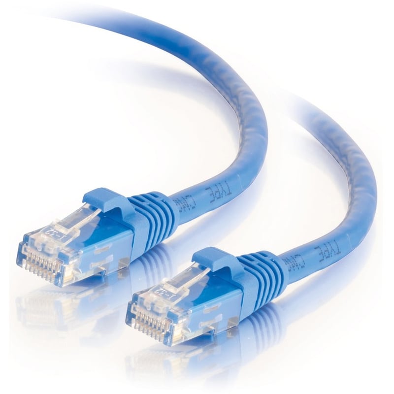 C2G 5ft Cat6 Ethernet Cable - Snaglass Unshielded (UTP) - Blue - Thumbnail 1