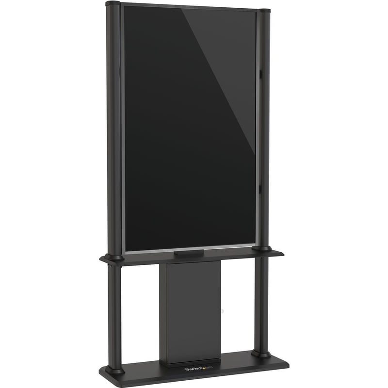 StarTech.com Digital Signage Display Stand - Black - Locking - Cable Management - Portrait Kiosk Enclosure (DSIGNAGESTND) - Thumbnail 2