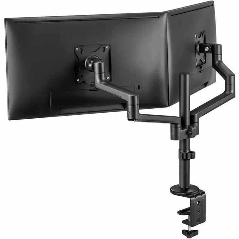 NEXT LITE FLAT SCRN DESK MOUNT 2 SCREEN CLAMP GROMMET BLACK - Thumbnail 4