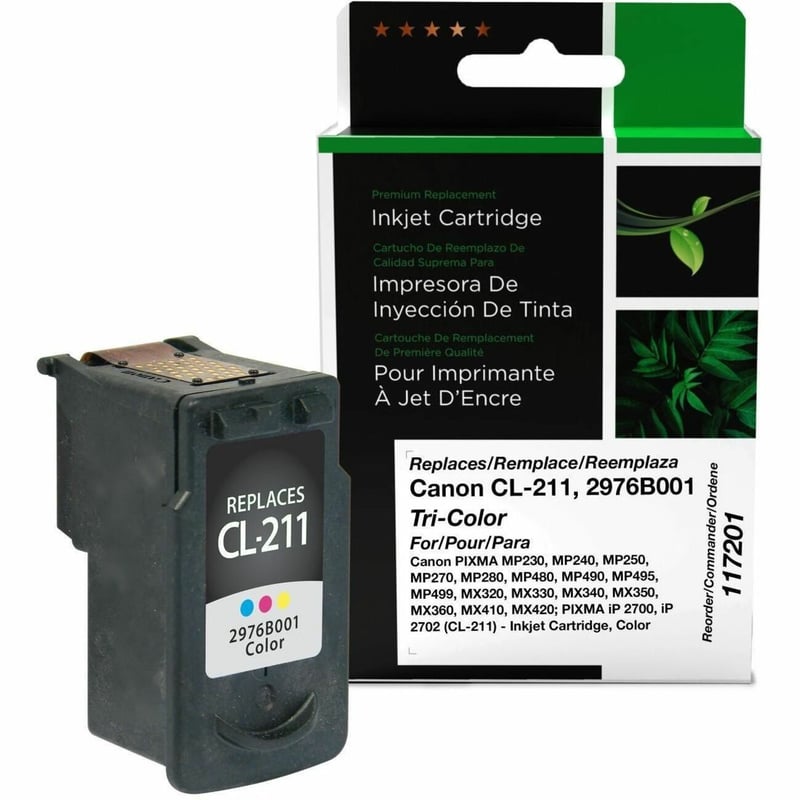Clover Imaging Remanufactured Color Ink Cartridge for Canon CL-211 (2976B001) - Thumbnail 1