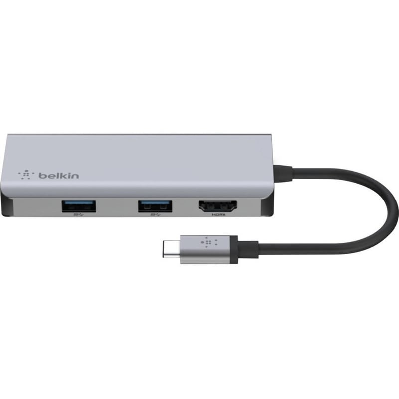 Belkin USB-C 5-in-1 Multiport Adapter, Laptop Docking Station, 2x USB-A 3.1, 4k HDMI @ 30Hz, Up to 5Gps data transfer - Thumbnail 2
