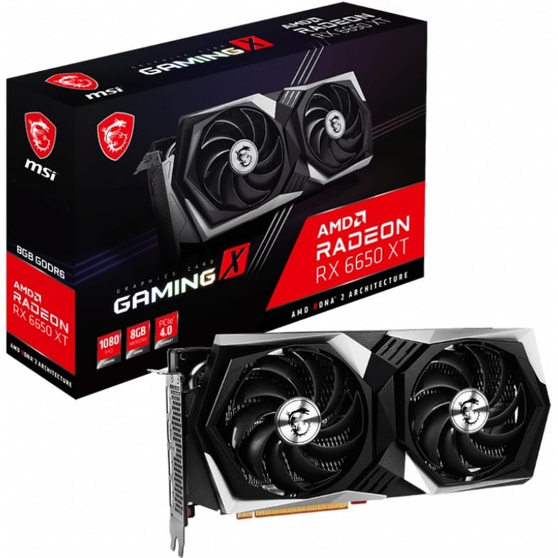 MSI AMD Radeon RX 6650 XT Graphic Card - 8 GB GDDR6 - Thumbnail 2