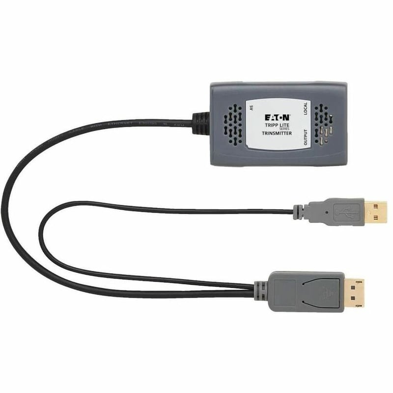 Tripp Lite by Eaton DisplayPort over Cat6 Pigtail Receiver with Repeater, 4K 60 Hz, 4:4:4, Transceiver, HDCP 2.2, 230 ft. (70.1 m), TAA - Thumbnail 3