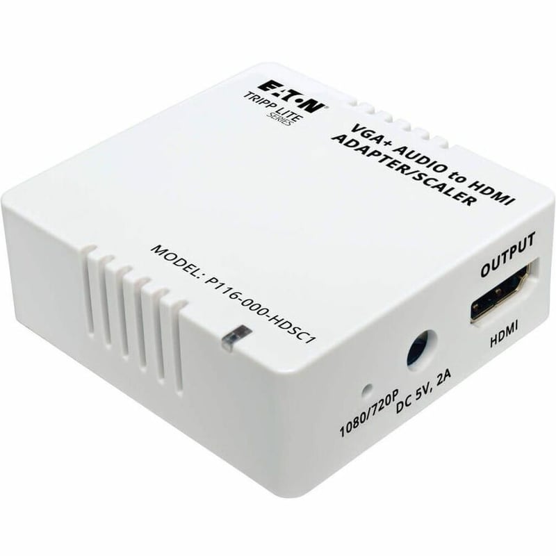 Eaton Tripp Lite Series VGA with Audio to HDMI Converter with Scaler Function - Thumbnail 2