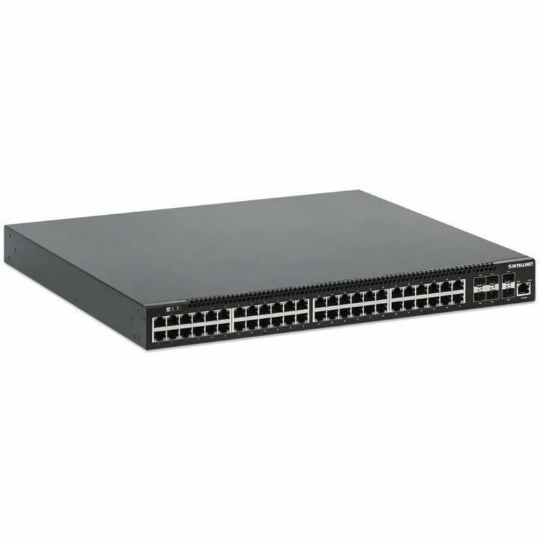 54-PORT L3 FULLY MANAGED POE+ SWITCH WITH 48 GIGABIT ETHERNET PORTS AND 6 SFP+ U - Thumbnail 2