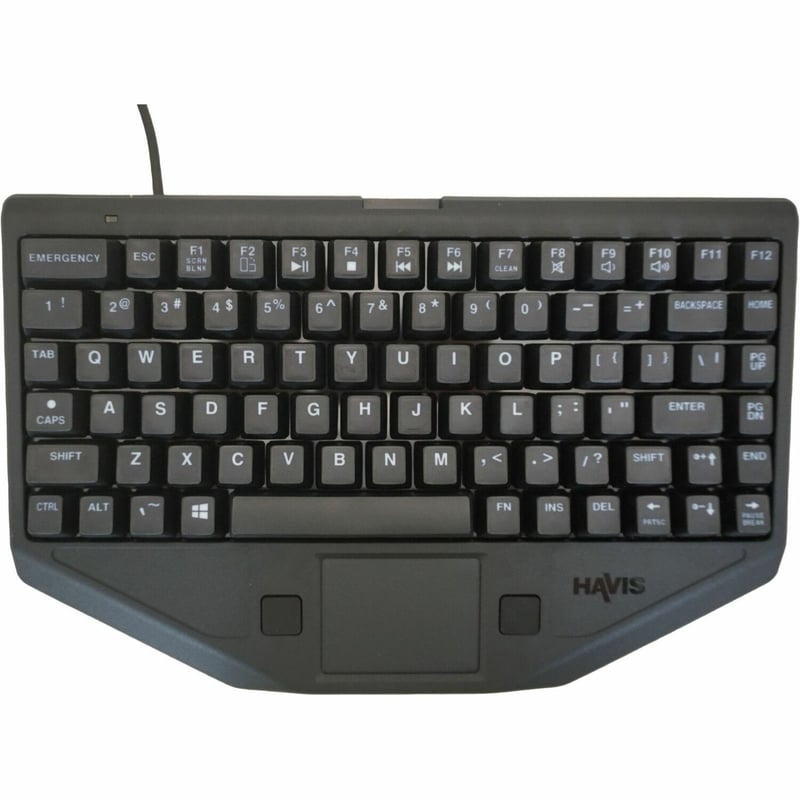 HAVIS RUGGED CHICLET STYLE KEYBOARD WITH EMERGENCY KEY - Thumbnail 1