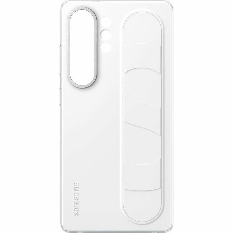 Samsung Galaxy S25 Ultra Standing Grip Case, White - Thumbnail 1