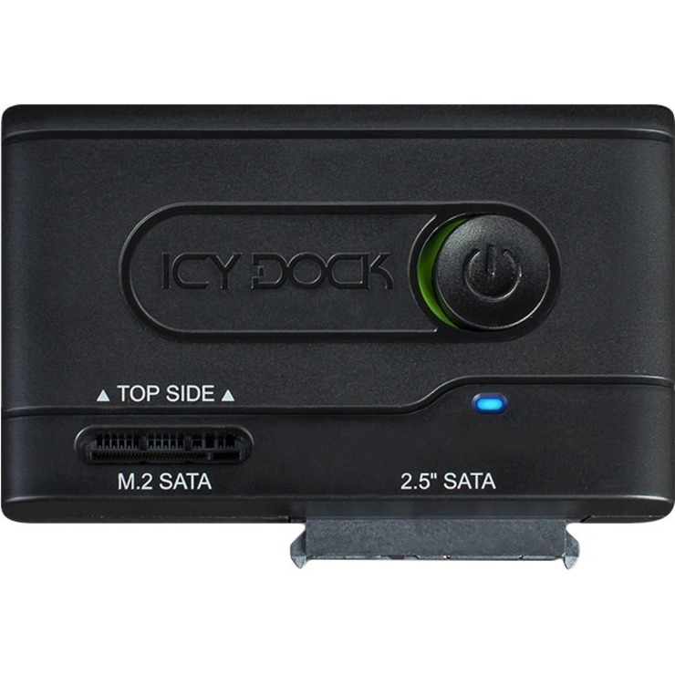 Icy Dock EZ-Adapter MB031U-1SMB Drive Enclosure SATA, M.2 - USB 3.2 (Gen 1) Type C Host Interface External - Black - Thumbnail 2