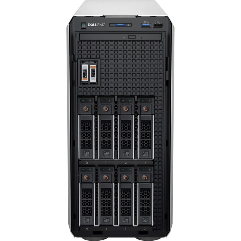 Dell EMC PowerEdge T150 4U Mini-tower Server - 1 x Intel Xeon E-2314 2.80 GHz - 8 GB RAM - 480 GB SSD - Serial ATA, Serial Attached SCSI (SAS) Controller - Thumbnail 4