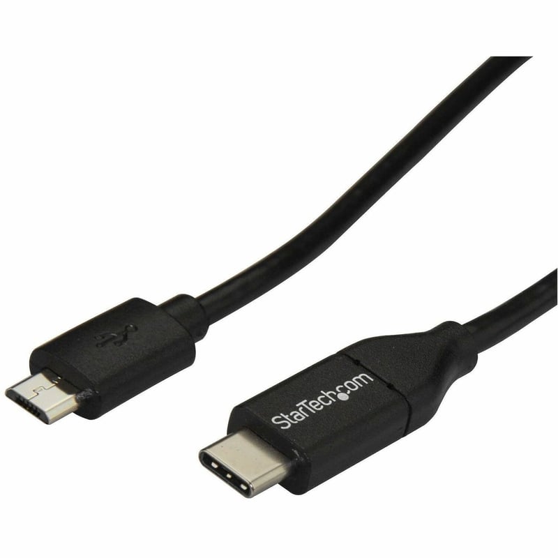 StarTech.com USB C to Micro USB Cable - 3 ft / 1m - USB 2.0 Cable - Micro USB Cord - Micro B USB C Cable - USB 2.0 Type C - Thumbnail 1
