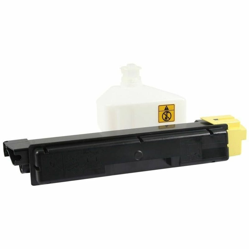 Clover Imaging Non-OEM New Yellow Toner Cartridge for Kyocera TK-592 - Thumbnail 1